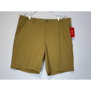 BCG Mens‎ Golf Solid Twill Shorts Khaki NWT Size 42W